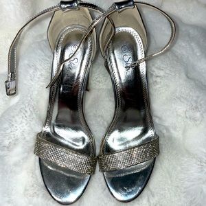 Shoe Lane Silver High Heels